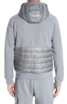 Men's Moncler Maglia Quilted & Knit Zip Hoodie