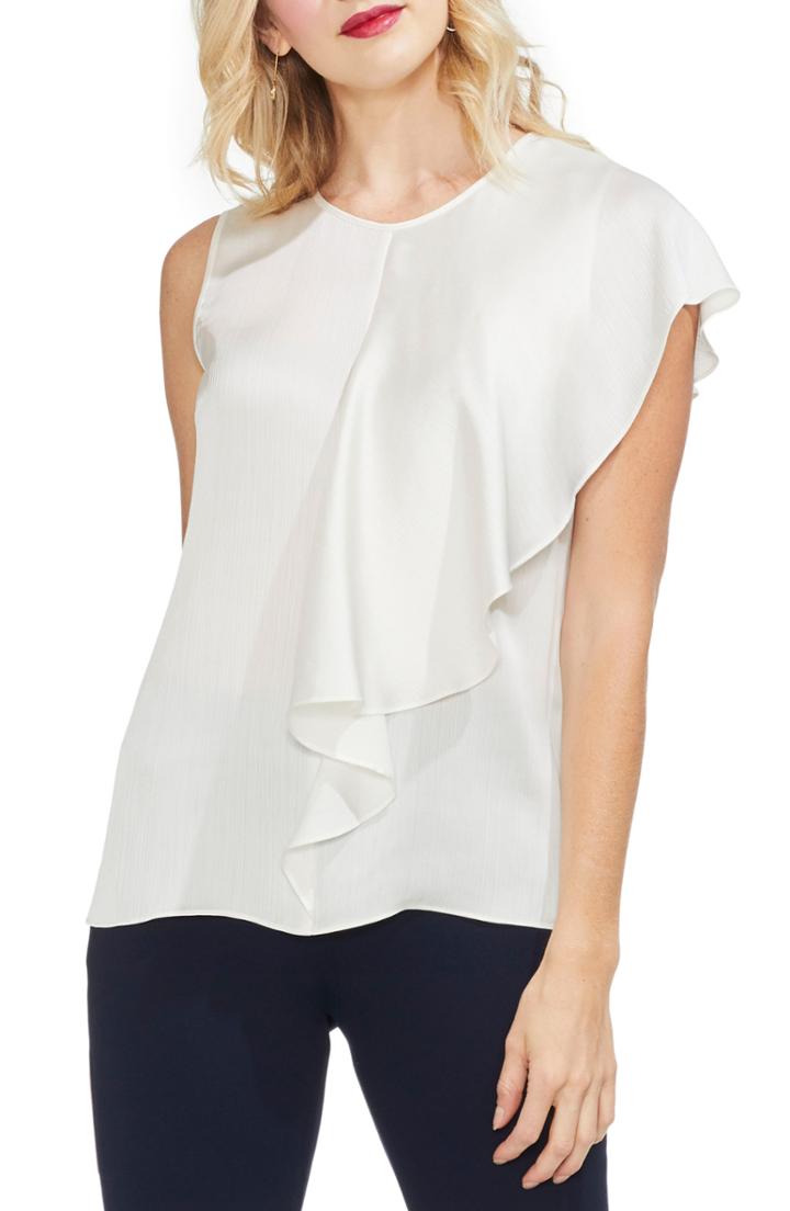 Women's Vince Camuto Embroidered Floral Top - Blue