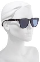 Women's Rag & Bone 62mm Oversize Flat Front Sunglasses - Azure Havana