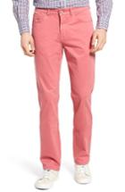 Men's Peter Millar Stretch Sateen Five Pocket Pants - Pink