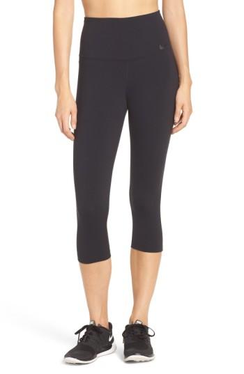 Women's Nike Legendary High Rise Capris - Black