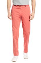 Men's Hiltl Peaker Flat Front Stretch Cotton Trousers Eu - Pink