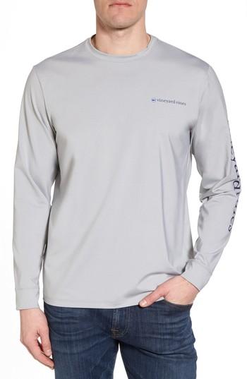 Men's Vineyard Vines Cationic Performance T-shirt - Grey