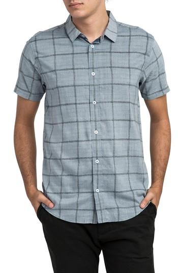 Men's Rvca Handle Short Sleeve Shirt - Ivory