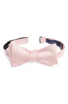Men's The Tie Bar Silk Solid Bow Tie, Size - Pink