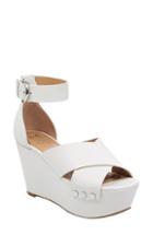 Women's Marc Fisher D Beate Platform Wedge, Size 5 M - Ivory
