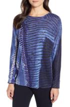 Women's Nic+zoe New Leaf Linen Blend Top - Purple