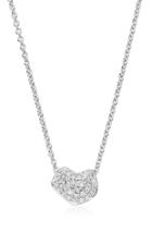 Women's Monica Vinader Nura Mini Diamond Heart Necklace