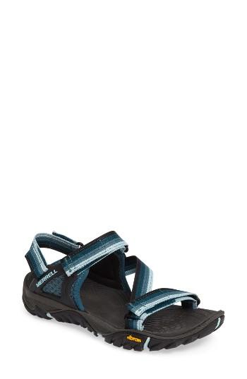 Women's Merrell All Out Blaze Sport Sandal M - Green