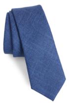 Men's 1901 Arvida Solid Cotton Tie, Size - Blue