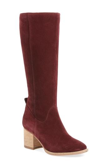 Women's Blondo Nicola Waterproof Knee High Boot M - Red