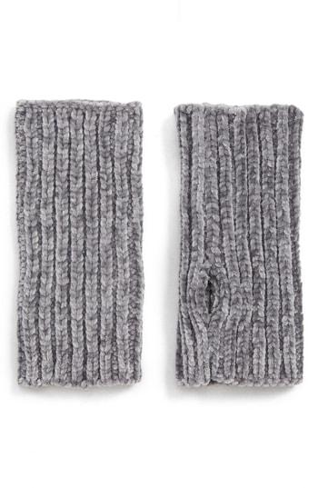 Women's Rebecca Minkoff Chenille Arm Warmers, Size - Grey