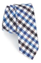 Men's Nordstrom Men's Shop Gingham Cotton Skinny Tie