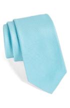 Men's Nordstrom Men's Shop Foley Silk Tie, Size - Blue