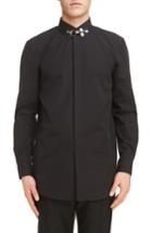 Men's Givenchy Metal Closure Poplin Shirt