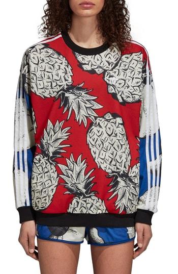 Women's Adidas Originals Boyfriend Sweater - Black