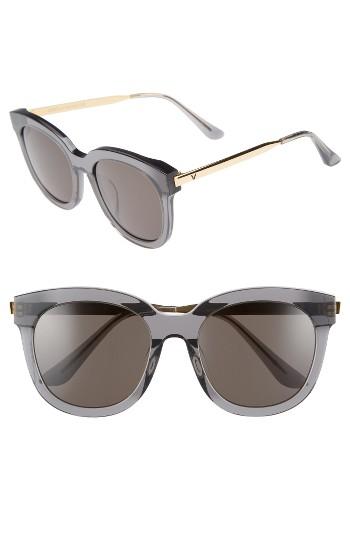 Women's Gentle Monster Cuba 503 55mm Zeiss Lens Sunglasses - Grey/ Gold