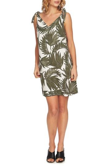 Women's 1.state Tie Shoulder Shift Dress, Size - White