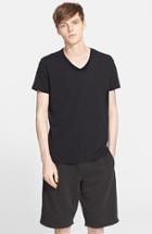 Men's Atm Anthony Thomas Melillo Cotton Jersey V-neck T-shirt, Size - Black