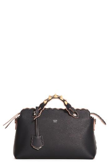 Fendi Small By The Way Leather Shoulder Bag - Blue