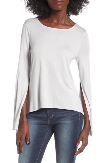 Women's Bp. Split Sleeve Tee - Grey