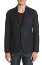 Men's Rag & Bone Woodall Wool Blend Blazer, Size - Black