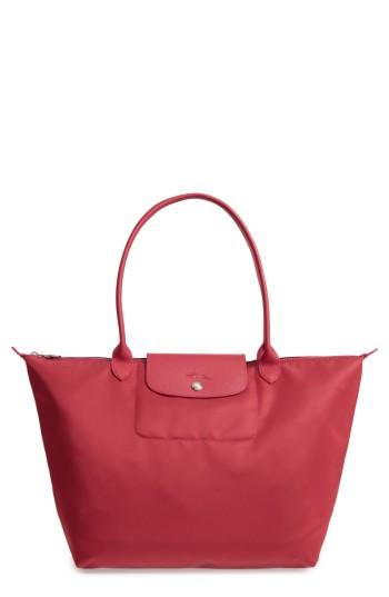 Longchamp Medium Le Pliage Neo Nylon Tote - Pink