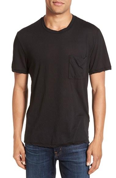 Men's James Perse Pocket T-shirt (xs) - Black