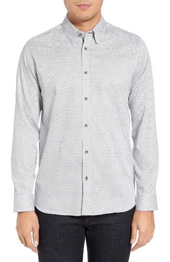 Men's Ted Baker London Polserf Geo Print Sport Shirt