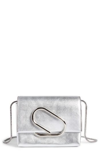 3.1 Phillip Lim Micro Alix Leather Crossbody Bag - Metallic