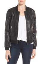 Women's Lamarque Darryl Leather Bomber Jacket