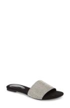 Women's Jeffrey Campbell Sparque Embellished Slide Sandal M - Metallic