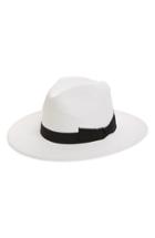Women's Halogen Woven Panama Hat - White
