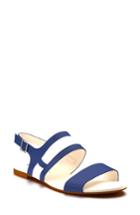 Women's Shoes Of Prey Strappy Slingback Sandal B - Blue