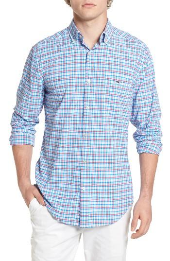 Men's Vineyard Vines Classic Fit Jimson Creek Plaid Performance Sport Shirt