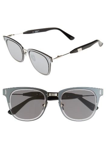 Women's Westward Leaning Mirrorcake 49mm Sunglasses - Black/ Super Silver/ Silver