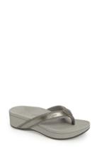 Women's Vionic High Tide Wedge Flip Flop W - Grey