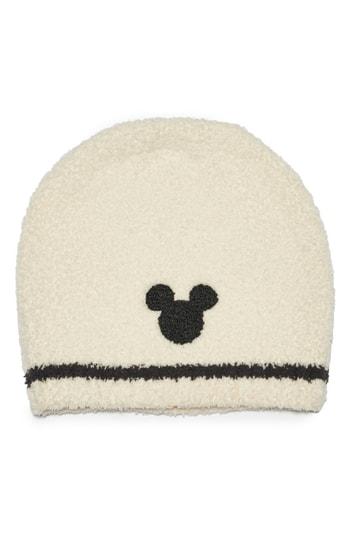 Women's Barefoot Dreams Mickey Mouse Beanie - Ivory