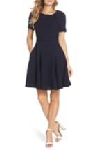 Women's Gal Meets Glam Collection Thea Fit & Flare Dress - Blue