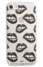 Milkyway Lips With Teeth Iphone 7 Case - Black