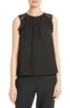 Women's Kate Spade New York Ruffle Shoulder Silk Top