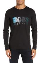 Men's Boss Togn Regular Fit Long Sleeve T-shirt - Black