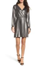 Women's 19 Cooper Metallic Faux Wrap Dress - Metallic
