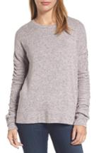 Women's Caslon Ruched Sleeve Pullover - Pink