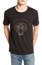Men's John Varvatos Star Usa Bowery Tiger Graphic T-shirt - Black