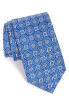 Men's John W. Nordstrom Medallion Silk Tie, Size - Blue