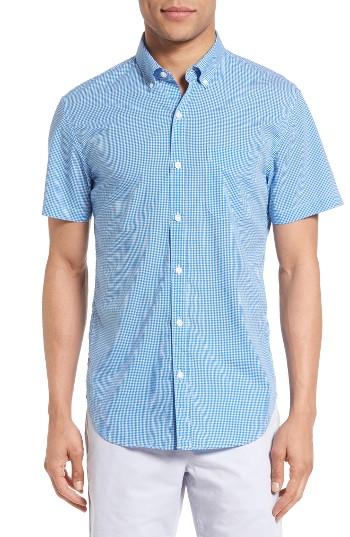 Men's Bonobos Slim Fit Gingham Short Sleeve Sport Shirt