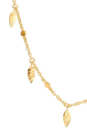 Women's Missoma Hammered Leaf Choker Necklace