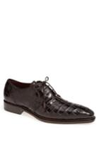 Men's Mezlan 'marini' Alligator Leather Derby M - Brown