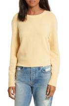 Women's Frame Wool & Cashmere Sweater - Yellow